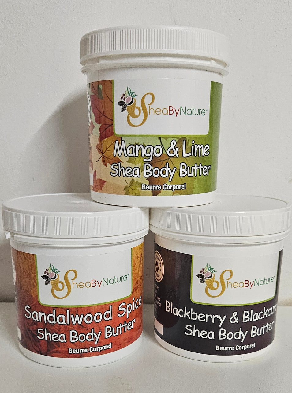 BODY BUTTER TRIO – FRUITY SPICE SCENTS COLLECTION - 3 Tubs