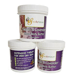 SheaByNature Shea Body Butter – Neroli & Lavender – 250g- Intesive moisturiser for very dry skin x 3 pots