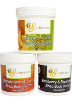 BODY BUTTER TRIO – FRUITY SPICE SCENTS COLLECTION - 3 Tubs