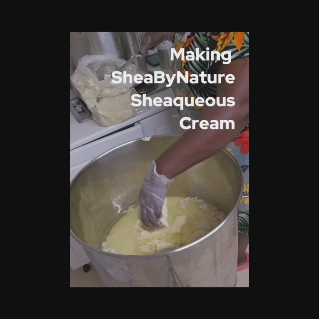 Making sheaqueous cream