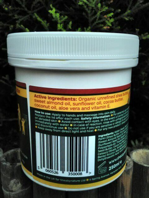 3 Pots of Sheaqueous Aqueous Cream with Organic Shea Butter, Almond Oil, cocoa butter, vitamin E. A natural aqueous cream for very dry skin, for Sensitive Skin, Children, Eczema prone skin , Use in Pregnancy for expanding tummy NO ADDED FRAGRANCE